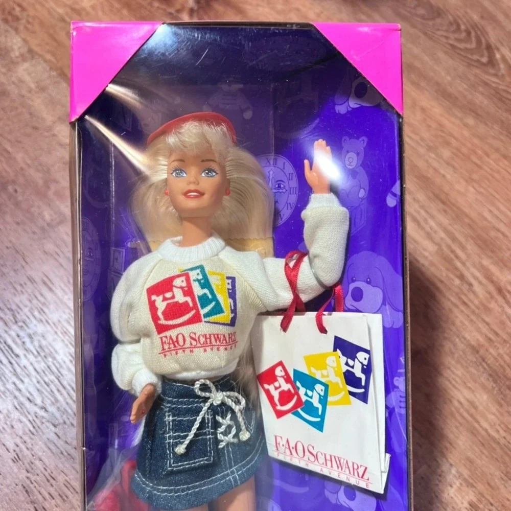 Mattel Barbie at FAO Schwarz Special Edition 1996‎ Doll 17298 New In Box